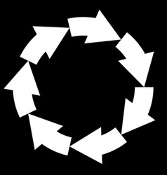 Circular Circle Arrows As Repetion Recycle Cycle