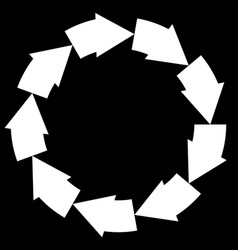 Circular Circle Arrows As Repetion Recycle Cycle