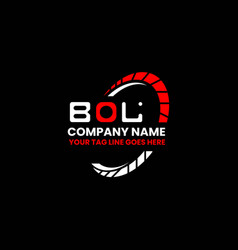 Bol Letter Logo Creative Design With Graphic