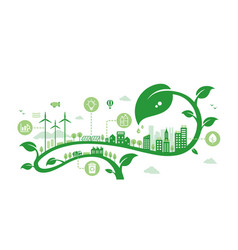 Green Eco City Sdgs Ecology Concept Nature