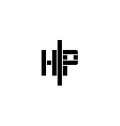 Hp Geometric Bold Concept Logo Initial Concept