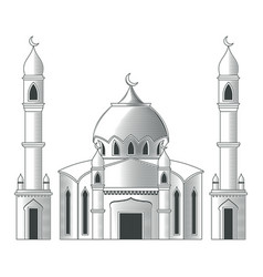 Mosque Line Art Creative Design