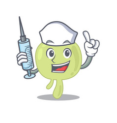 Lymph Node Humble Nurse Mascot Design