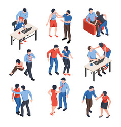 Harassment Isometric Set