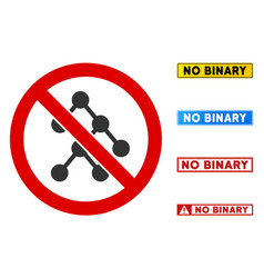 Flat No Binary Tree Sign With Texts