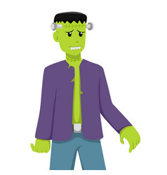 Halloween Frankenstein Costume Design Flat