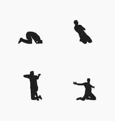 Kneel On Field Celebration Set - Silhouette