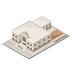 School Building Isometric