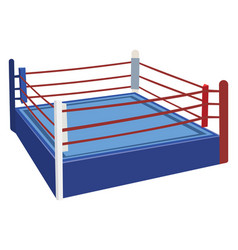 Boxing Ring On A White Background