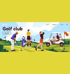 Golf Club Landing Page