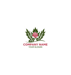 Rose Shamrock And Thistle Logo Design