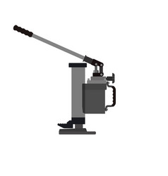 Icon Of A Hydraulic Jack With Low Pick-up