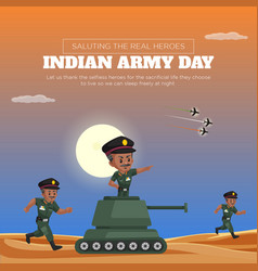 Banner Design Of Indian Army Day