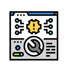 System Maintenance Analyst Color Icon