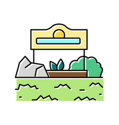 Commercial Landscape Color Icon