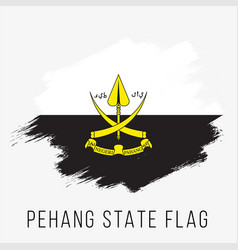 Malaysia State Pehang Flag Design Template