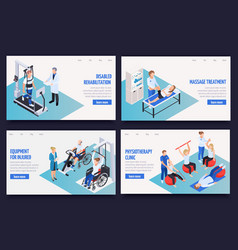 Physiotherapy Rehabilitation Isometric Concept