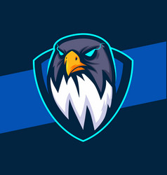 Eagle Hawk Head Mascot Logo Design