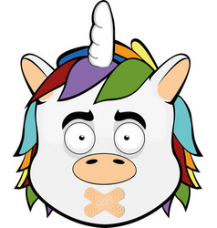 Head Unicorn Mouth Adhesive Bandages