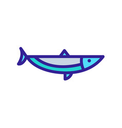 Herring Fish Icon Outline