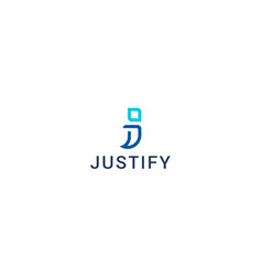 Letter J Simple And Minimal Line Art Logo