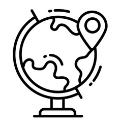 World Map Icon Related Map Location And