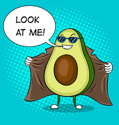 Avocado Exhibitionist In Raincoat Pop Art