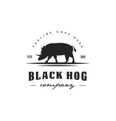 Black Hog Logo