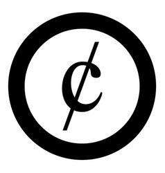 Cent Symbol Sign Dollor Money Icon In Circle