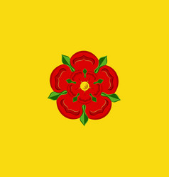 Flag Of Lancashire In England