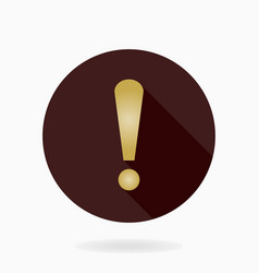 Modern Exclamation Icon In The Circle