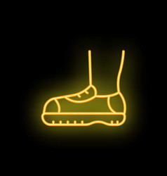 Sport Shoe Icon Neon