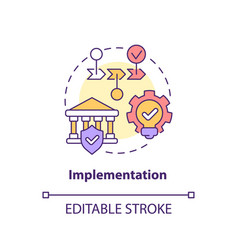 Implementation Concept Icon