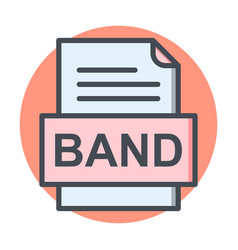 Band File Document Icon