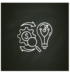 Business Model Chalk Icon