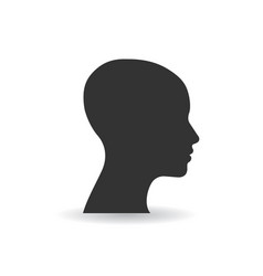 Human Head Icon Isolated