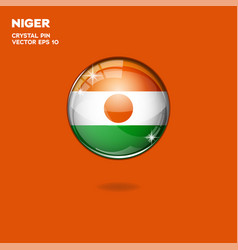 Niger Flag 3d Buttons