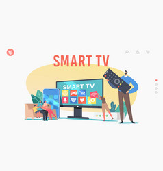 Smart Tv Landing Page Template Tiny Family