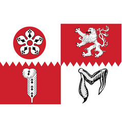 Flag Of Leicestershire In England