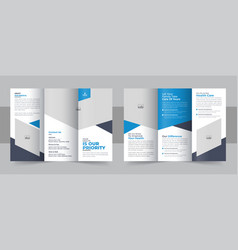 Medical Clinic Trifold Brochure Flyer Layout