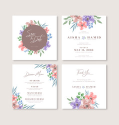 Set Of Wedding Instagram Post Template