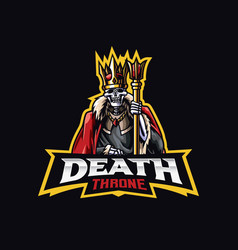 Death King Mascot Logo Design