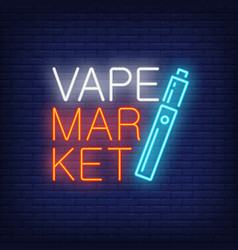 Vape Market Neon Sign