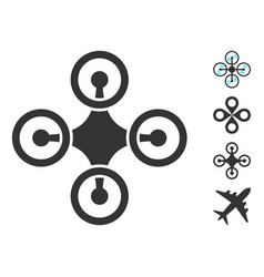 Flat Airdrone Icon Image