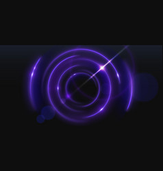 Abstract Purple Light Flare Sphere Glow Effect