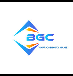 Bgc Abstract Technology Logo Design On White