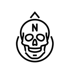 Poison Nicotine Tobacco Line Icon