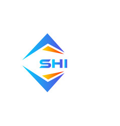 Shi Abstract Technology Logo Design On White