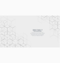 Stylish Hexagonal Line Abstract Pattern