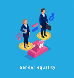 Isometric Gender Equality Concept